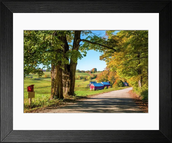 Framed Print : Janne Farm in Autumn, Woodstock Vermont, New England, USA Framed Print : Janne Farm in Autumn, Woodstock Vermont, New England, USA