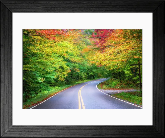 Framed Print : Smugglers Notch, Vermont, New England, USA