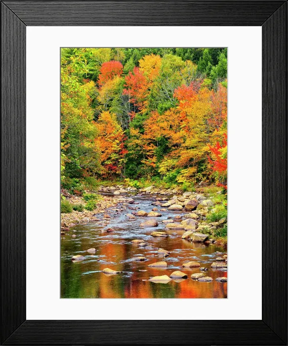 Framed Print : Fall Reflections Vermont, New England, USA Framed Print : Fall Reflections Vermont, New England, USA