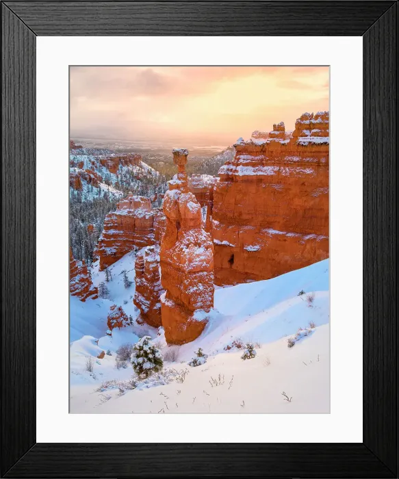 Framed Print : Thors Hammer, Sunset Point Bryce Canyon National Park, Utah, USA