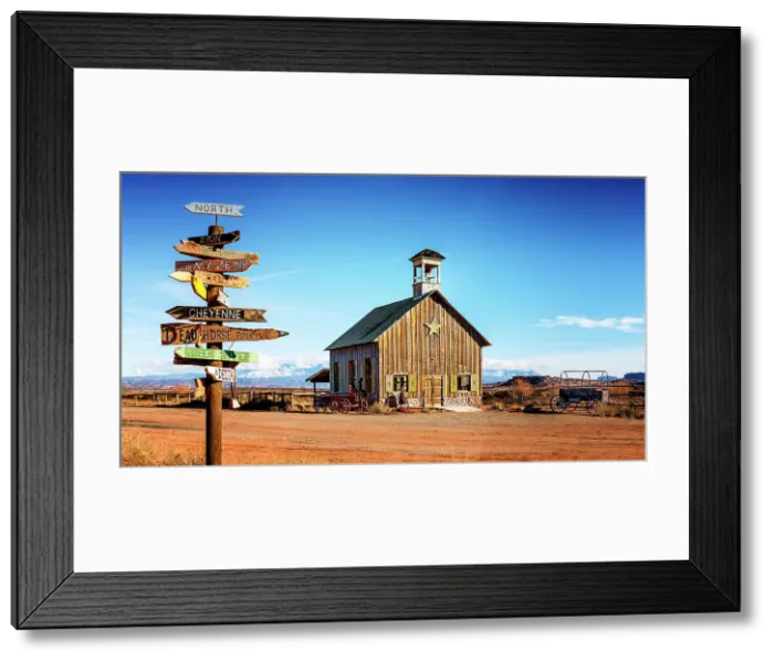 Framed Print : Old Barn, Arches National Park, Utah, USA Framed Print : Old Barn, Arches National Park, Utah, USA