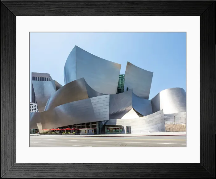 Framed Print : Walt Disney Concert Hall, Downtown, Los Angeles, California, United States