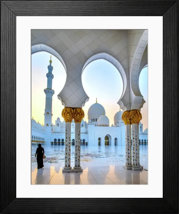 Framed Print : Sheikh Zayed Grand Mosque, Abu Dhabi, United Arab Emirates Framed Print : Sheikh Zayed Grand Mosque, Abu Dhabi, United Arab Emirates