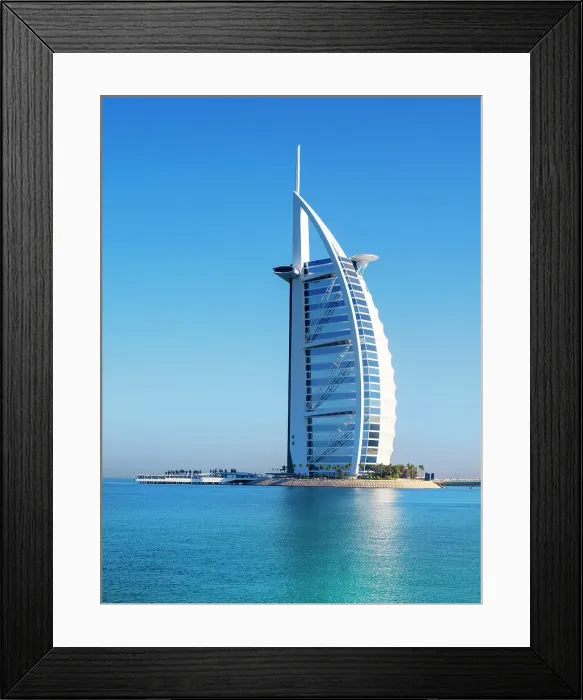 Framed Print : Burj Al Arab, Jumeirah Beach Dubai, United Arab Emirates Framed Print : Burj Al Arab, Jumeirah Beach Dubai, United Arab Emirates
