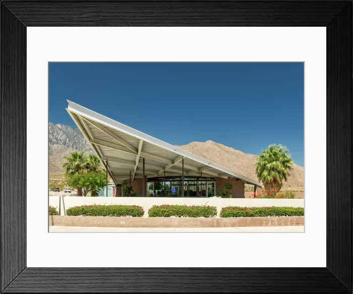 Framed Print : Palm Springs Visitor Center, California, USA