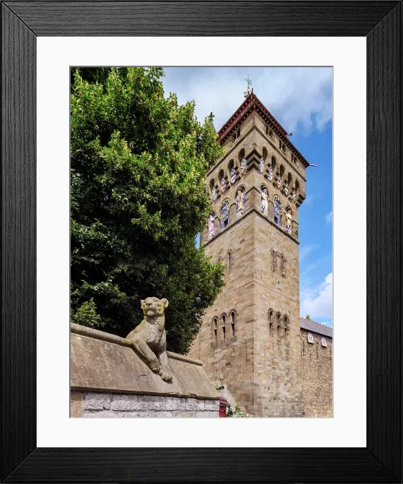 Framed Print : The Clock Tower, Cardiff Castle, Cardiff, Wales, United Kingdom Framed Print : The Clock Tower, Cardiff Castle, Cardiff, Wales, United Kingdom