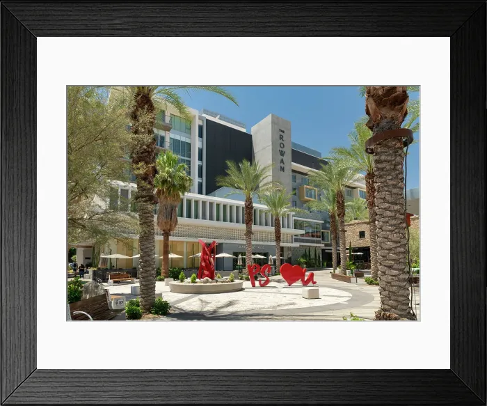 Framed Print : I love Palm Springs Sign, Kimpton Rowan Palm Springs Hotel, Palm Springs, California, USA