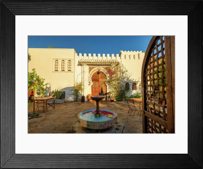 Framed Print : Korakia Boutique Hotel, Palm Springs, California, USA Framed Print : Korakia Boutique Hotel, Palm Springs, California, USA