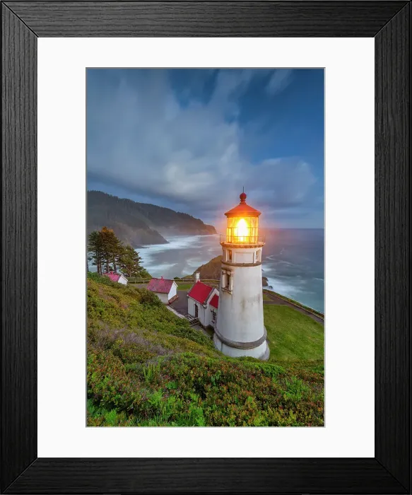 Framed Print : Haceta Head Lighthouse, Oregon, USA Framed Print : Haceta Head Lighthouse, Oregon, USA
