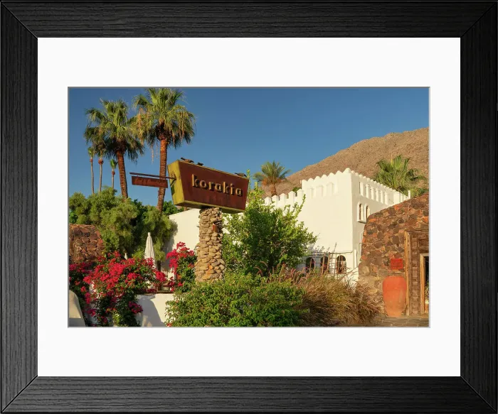 Framed Print : Korakia Boutique Hotel, Palm Springs, California, USA