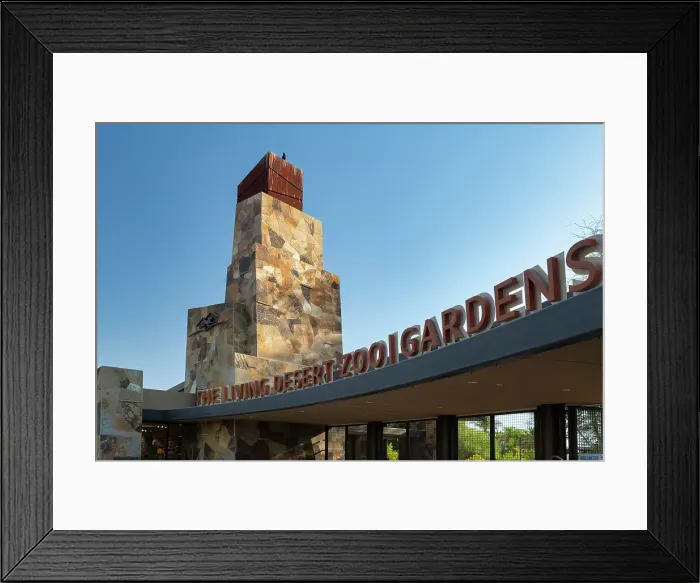 Framed Print : The Living Desert Zoo and Gardens, near Palm Springs, California, USA