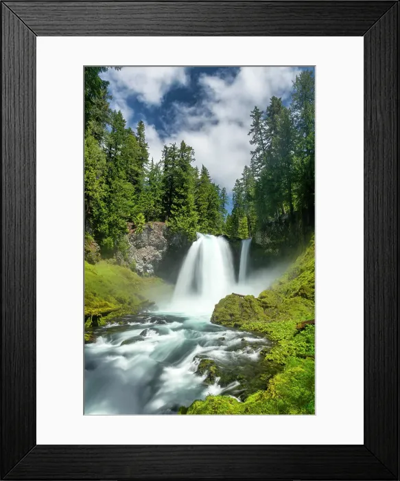 Framed Print : Sahalie Falls, Willamette National Forest, Oregon, USA Framed Print : Sahalie Falls, Willamette National Forest, Oregon, USA