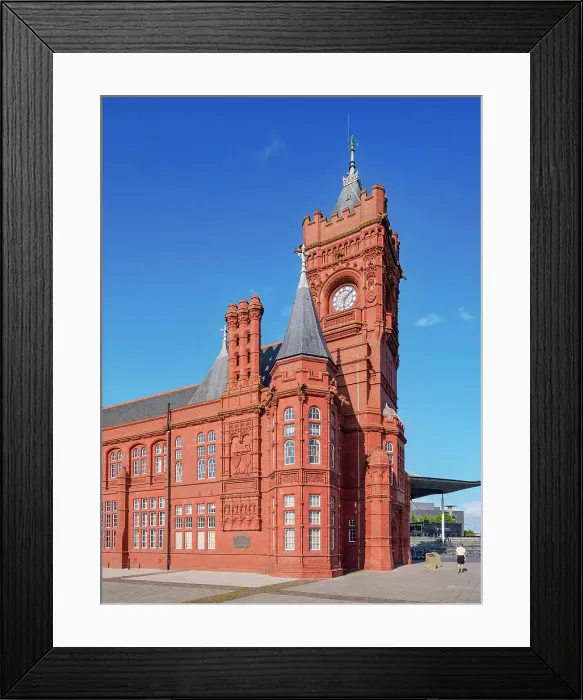 Framed Print : Pierhead Building, Cardiff, Wales, United Kingdom
