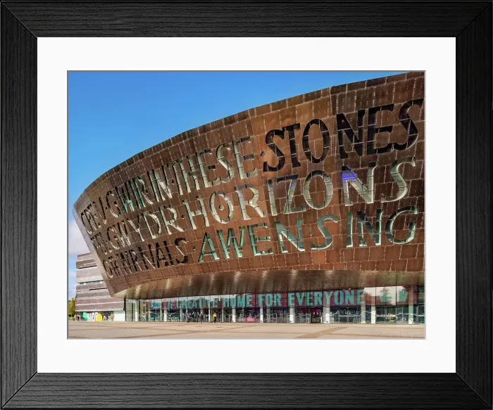 Framed Print : Wales Millennium Centre, Cardiff, Wales, United Kingdom Framed Print : Wales Millennium Centre, Cardiff, Wales, United Kingdom