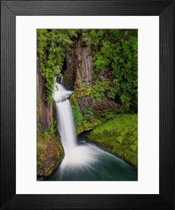 Framed Print : Toketee Falls, Douglas County, Oregon, USA Framed Print : Toketee Falls, Douglas County, Oregon, USA