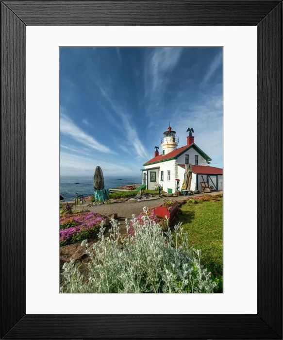 Framed Print : Battery Point Lighthouse, Crescent City, California, USA Framed Print : Battery Point Lighthouse, Crescent City, California, USA