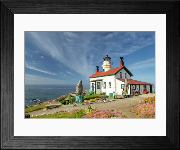 Framed Print : Battery Point Lighthouse, Crescent City, California, USA Framed Print : Battery Point Lighthouse, Crescent City, California, USA