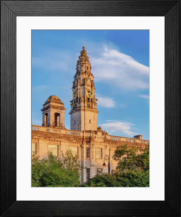 Framed Print : Alexandra Gardens and City Hall at sunset, Cardiff, Wales, United Kingdom Framed Print : Alexandra Gardens and City Hall at sunset, Cardiff, Wales, United Kingdom