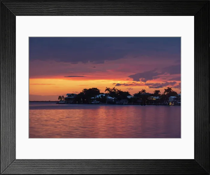 Framed Print : Sunset in Key Largo, Florida Keys, Florida, USA Framed Print : Sunset in Key Largo, Florida Keys, Florida, USA