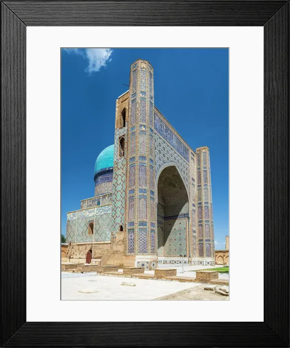 Framed Print : Bibi-Khanym Mosque, Samarkand, Uzbekistan Framed Print : Bibi-Khanym Mosque, Samarkand, Uzbekistan