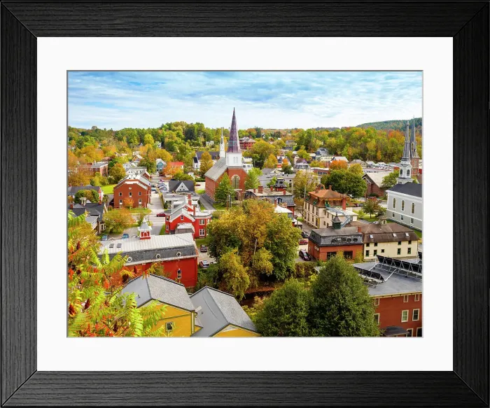 Framed Print : Montpelier, Vermont, New England, USA Framed Print : Montpelier, Vermont, New England, USA