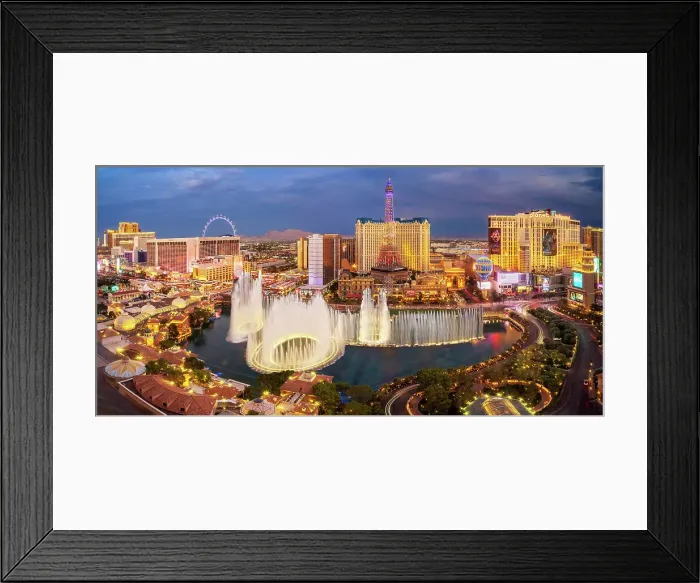 Framed Print : Beallagio Hotel Fountain Las Vegas, Nevada, USA Framed Print : Beallagio Hotel Fountain Las Vegas, Nevada, USA