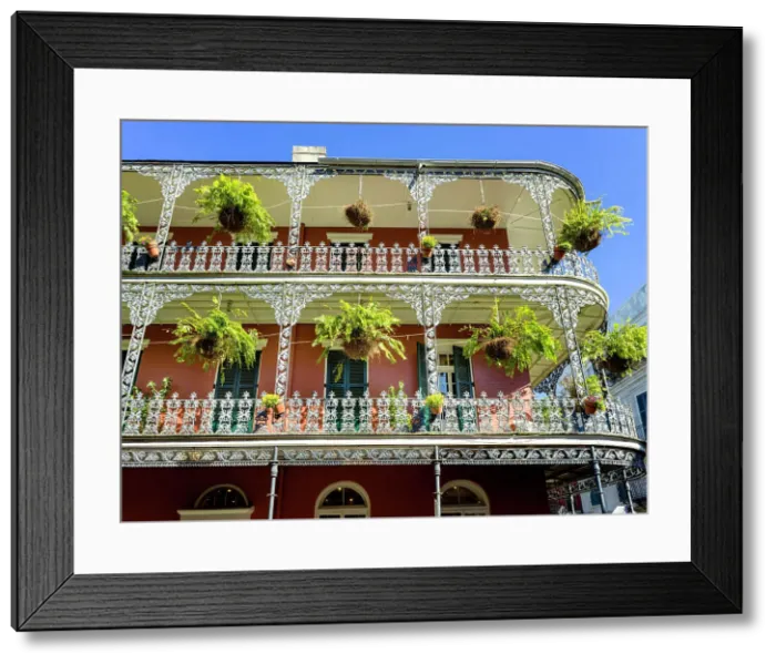 Framed Print : Historic Architecture in Royal Street, French Quarter, New Orleans, Louisiana, USA Framed Print : Historic Architecture in Royal Street, French Quarter, New Orleans, Louisiana, USA