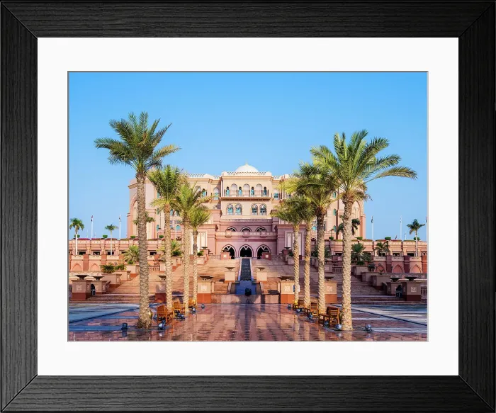 Framed Print : Hotel Emirates Palace, 7 Star Hotel, Abu Dhabi, United Arab Emirates