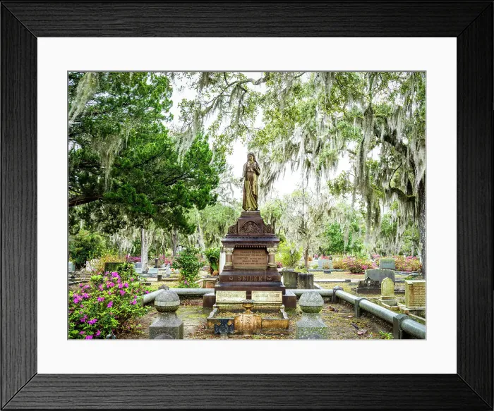Framed Print : Bonaventure Cemetery, Historic and Famous, Savannah, Georgia, USA Framed Print : Bonaventure Cemetery, Historic and Famous, Savannah, Georgia, USA