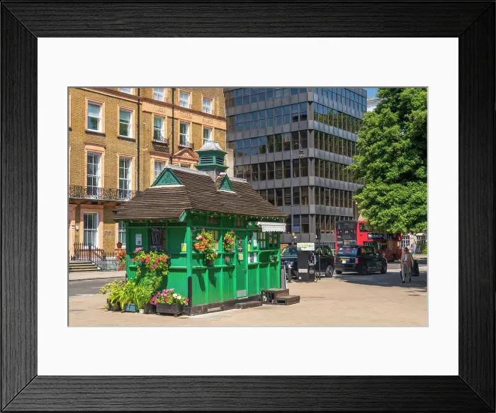 Framed Print : UK, England, London, Russell Square, Cabman's Shelter Framed Print : UK, England, London, Russell Square, Cabman's Shelter
