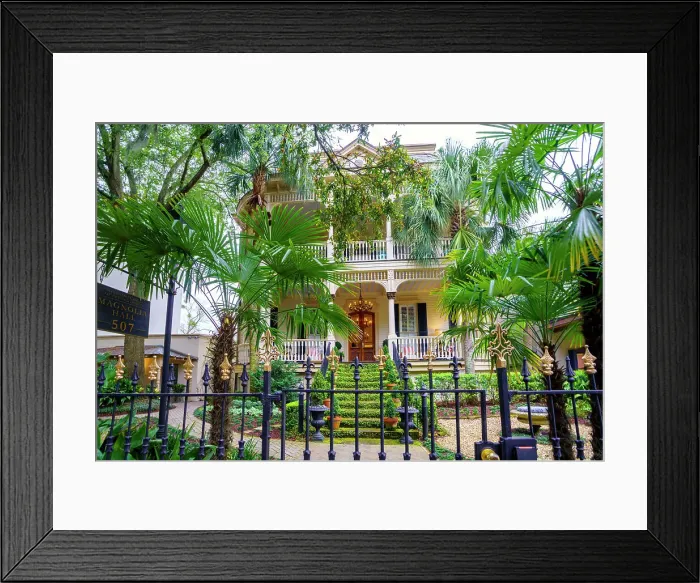 Framed Print : Magnolia Hall Forsyth Park Savannah, Georgia, USA Framed Print : Magnolia Hall Forsyth Park Savannah, Georgia, USA