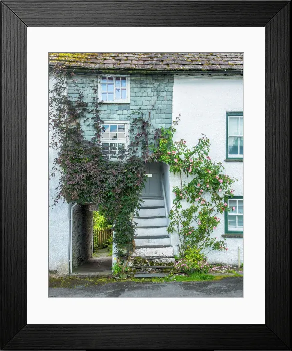 Framed Print : UK, England, Cumbria, Lake District National Park, Hawkshead Framed Print : UK, England, Cumbria, Lake District National Park, Hawkshead