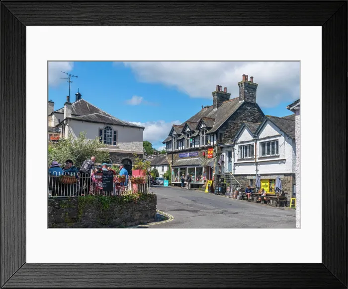 Framed Print : UK, England, Cumbria, Lake District National Park, Hawkshead Framed Print : UK, England, Cumbria, Lake District National Park, Hawkshead