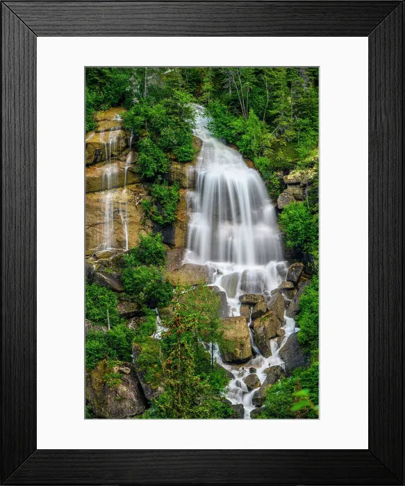 Framed Print : Piichfork Falls, Skagway, Alaska, USA