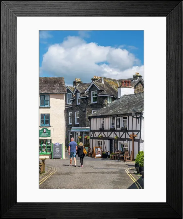Framed Print : UK, England, Cumbria, Lake District National Park, Hawkshead Framed Print : UK, England, Cumbria, Lake District National Park, Hawkshead