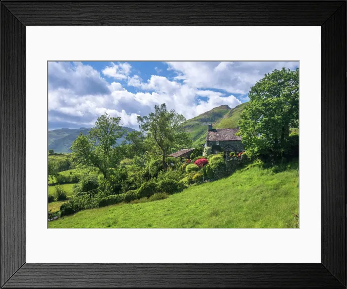 Framed Print : UK, England, Cumbria, Lake District National Park, Little Langdale Framed Print : UK, England, Cumbria, Lake District National Park, Little Langdale