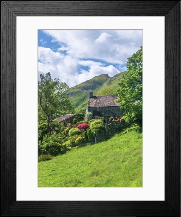 Framed Print : UK, England, Cumbria, Lake District National Park, Little Langdale Framed Print : UK, England, Cumbria, Lake District National Park, Little Langdale