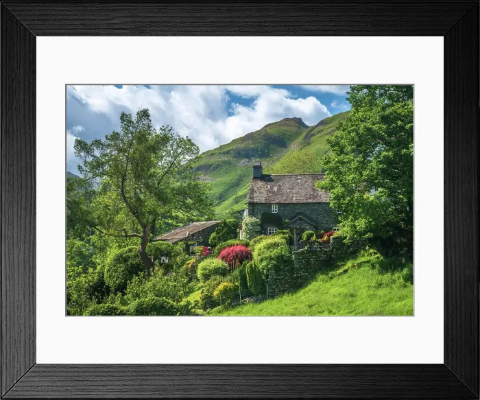 Framed Print : UK, England, Cumbria, Lake District National Park, Little Langdale Framed Print : UK, England, Cumbria, Lake District National Park, Little Langdale