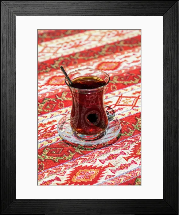 Framed Print : Turkish tea glass, Istanbul, Turkey Framed Print : Turkish tea glass, Istanbul, Turkey