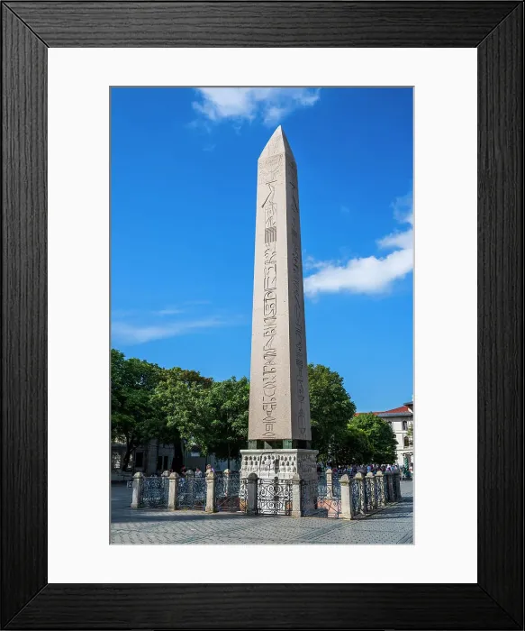Framed Print : Obelisk of Theodosius, Hippodrome of Constantinople, Istanbul, Turkey