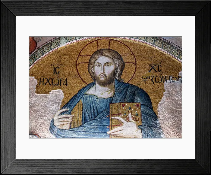 Framed Print : Mosaic of Christ, Chora church (Kariye Mosque), Istanbul, Turkey Framed Print : Mosaic of Christ, Chora church (Kariye Mosque), Istanbul, Turkey