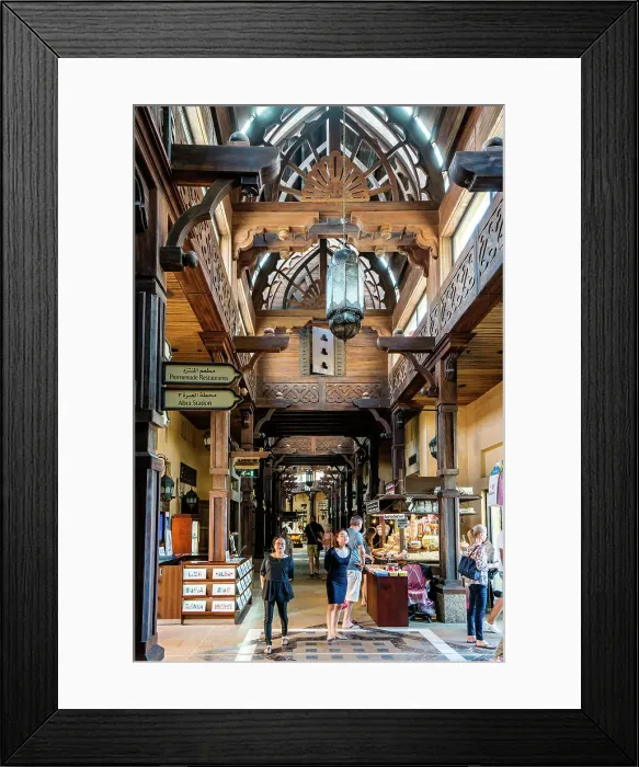 Framed Print : Souk Madinat Jumeirah Dubai, United Arab Emirates Framed Print : Souk Madinat Jumeirah Dubai, United Arab Emirates
