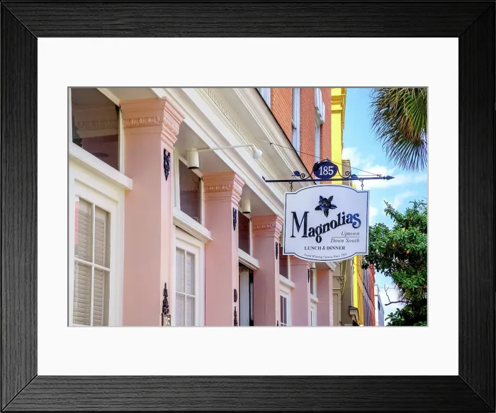 Framed Print : Magnolia Restaurant, one of the Top Restaurants in Charleston Charleston, South Carolina, USA Framed Print : Magnolia Restaurant, one of the Top Restaurants in Charleston Charleston, South Carolina, USA