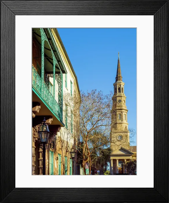 Framed Print : St.Philips Church, French Quarter Charleston, South Carolina, USA Framed Print : St.Philips Church, French Quarter Charleston, South Carolina, USA