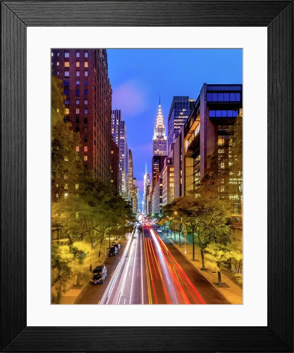 Framed Print : Chrysler Building, Manhattan New York City, New York, USA Framed Print : Chrysler Building, Manhattan New York City, New York, USA