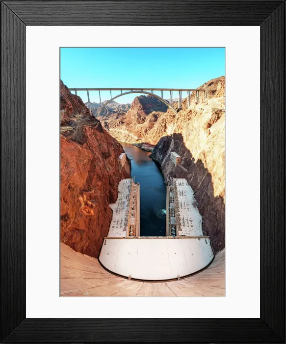 Framed Print : Aerial View, Hoover Dam Las Vegas, Nevada, USA Framed Print : Aerial View, Hoover Dam Las Vegas, Nevada, USA