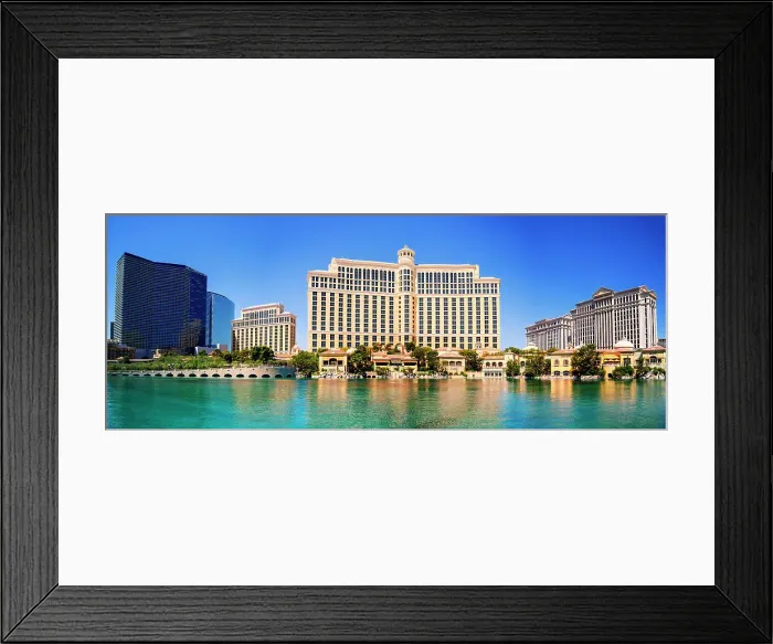 Framed Print : Panorama of the Bellagio Hotel, Cosmopolitan and Cesars Palace Hotel Las Vegas, Nevada, USA Framed Print : Panorama of the Bellagio Hotel, Cosmopolitan and Cesars Palace Hotel Las Vegas, Nevada, USA