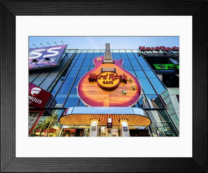 Framed Print : Hard Rock Cafe, Las Vegas, Nevada, USA Framed Print : Hard Rock Cafe, Las Vegas, Nevada, USA