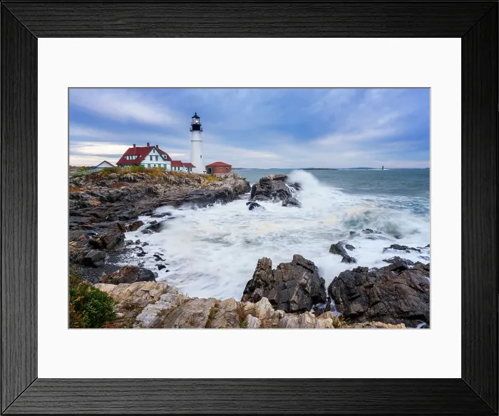 Framed Print : Portland Head Lighthouse, Portland, Maine, New England, USA Framed Print : Portland Head Lighthouse, Portland, Maine, New England, USA