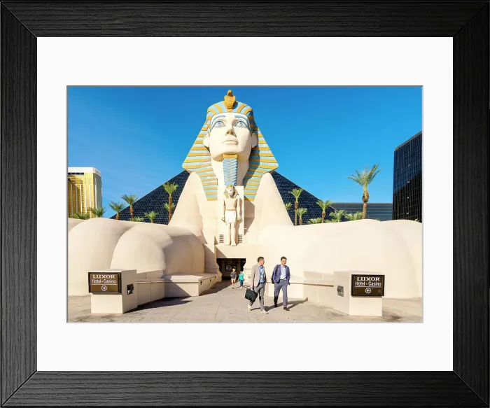Framed Print : Luxor Hotel Entrance, Las Vegas, Nevada, Clark County USA Framed Print : Luxor Hotel Entrance, Las Vegas, Nevada, Clark County USA